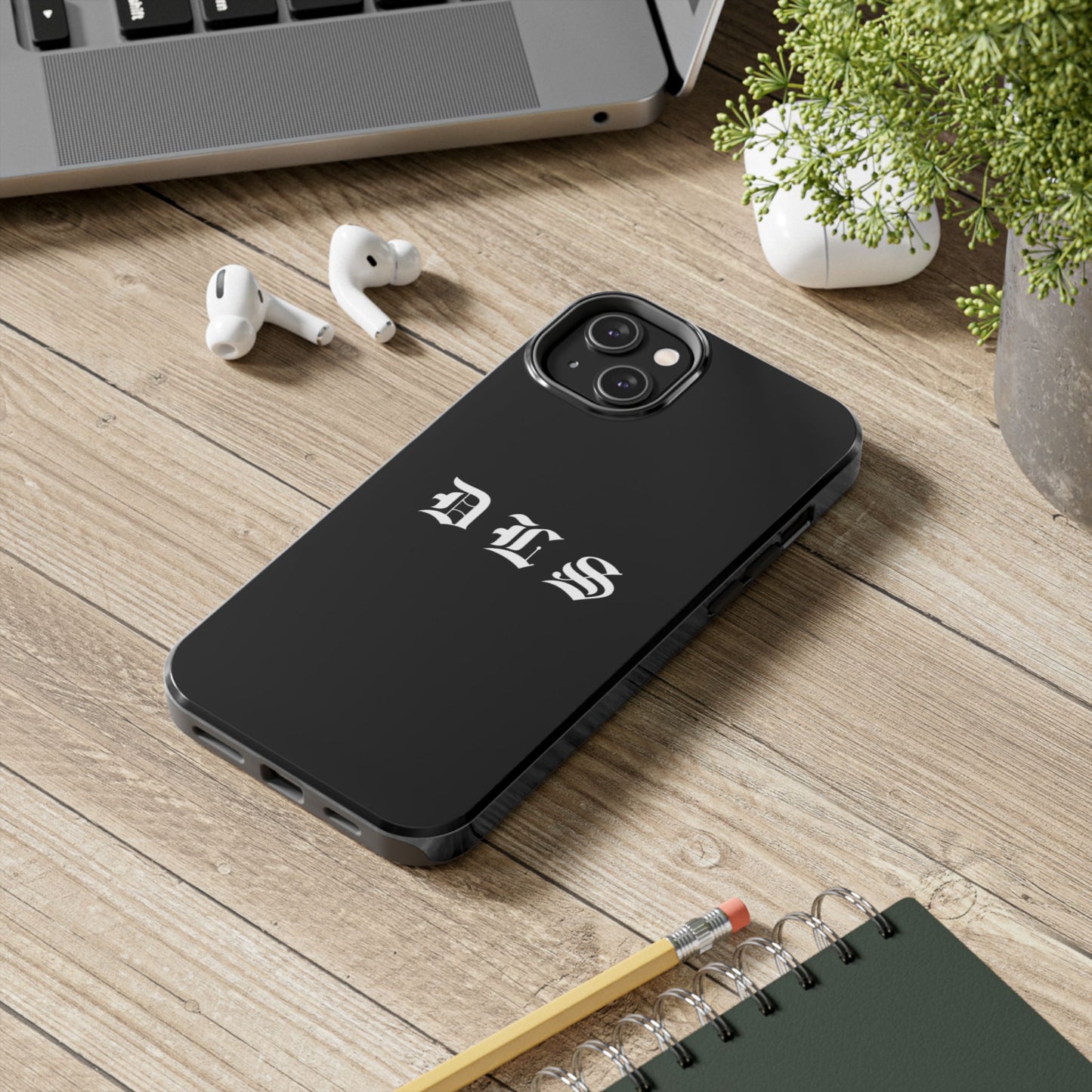 DLS Black Phone Case