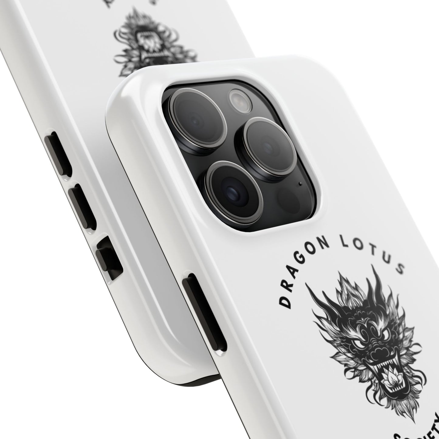 DLS White Phone Case