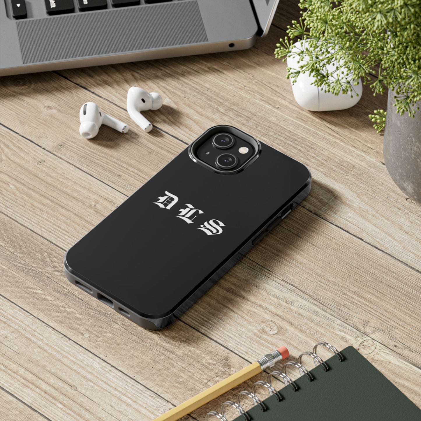 DLS Black Phone Case