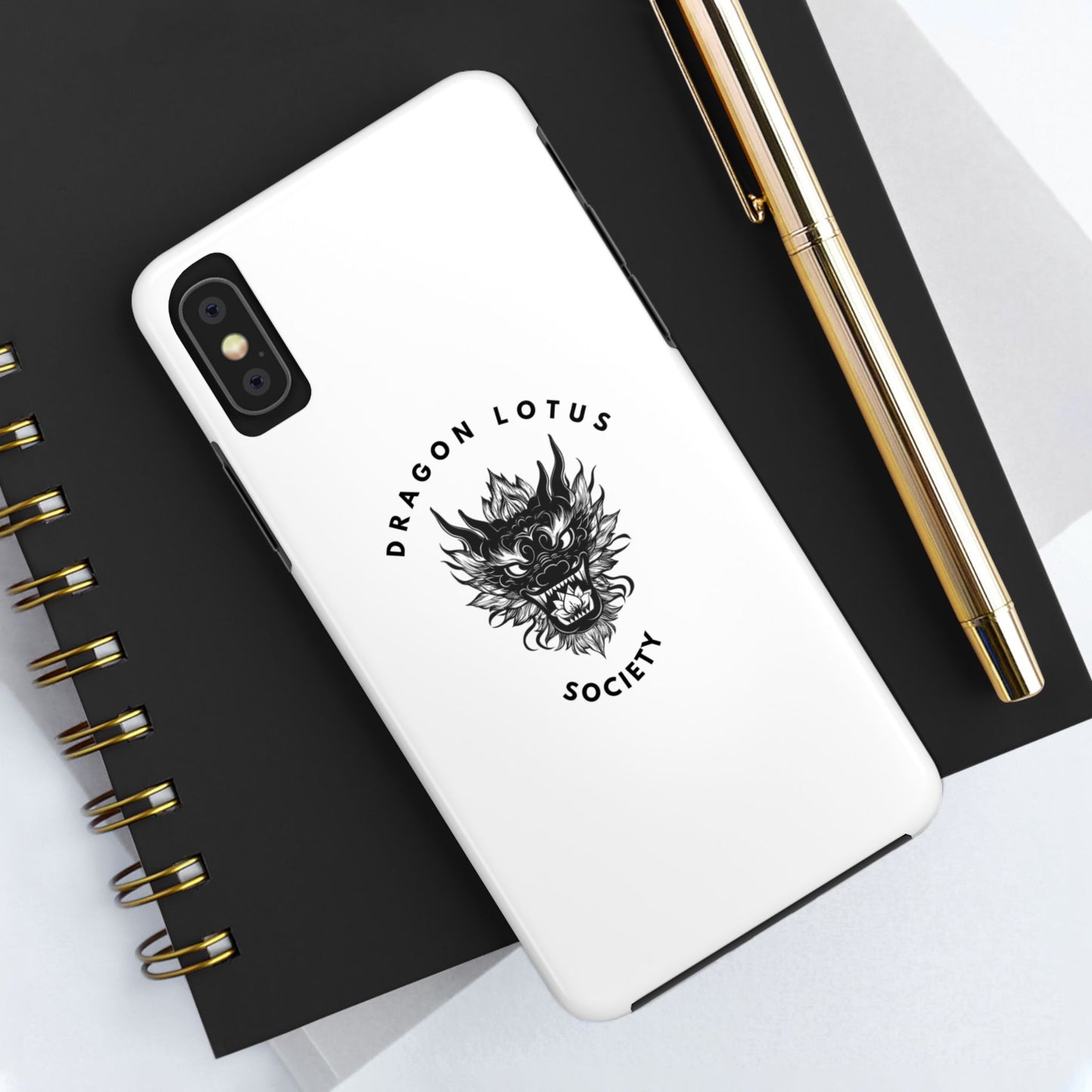 DLS White Phone Case