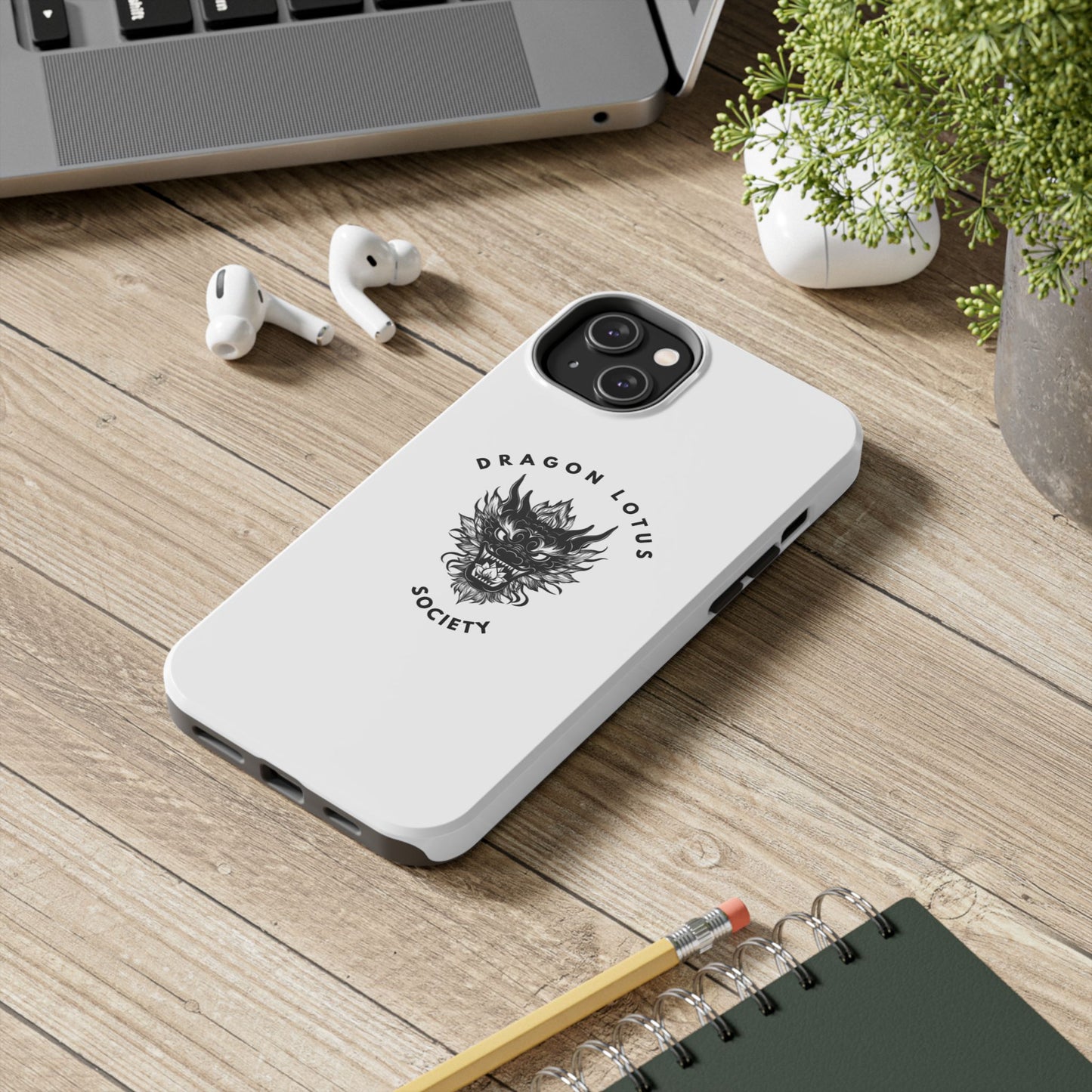 DLS White Phone Case