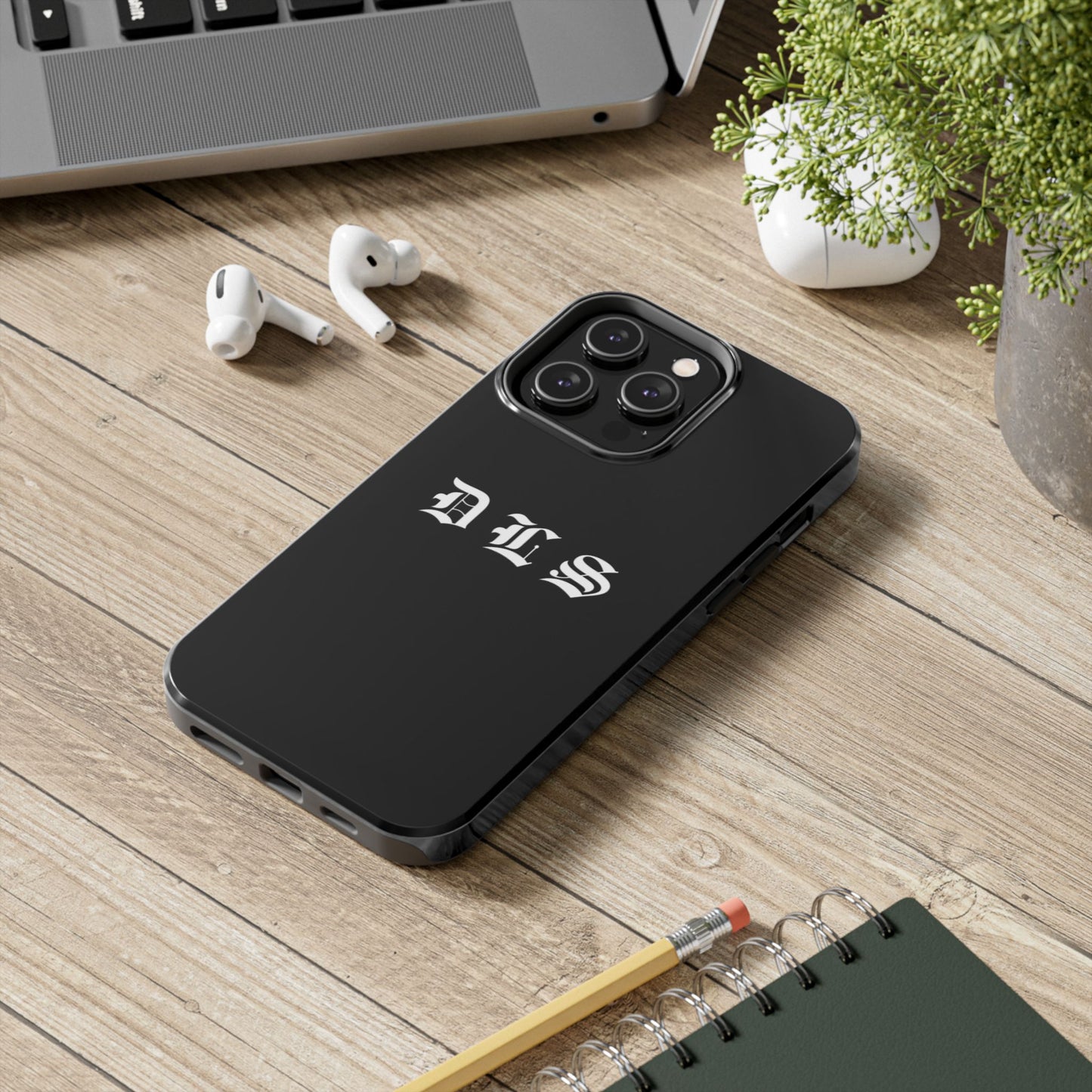 DLS Black Phone Case