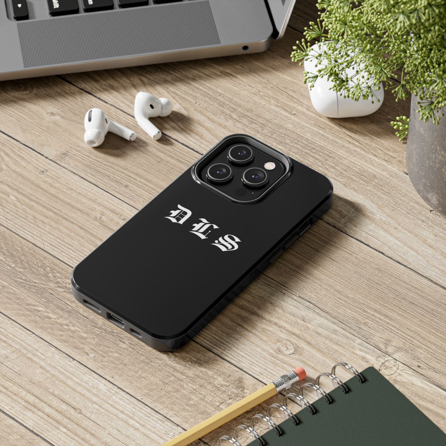 DLS Black Phone Case